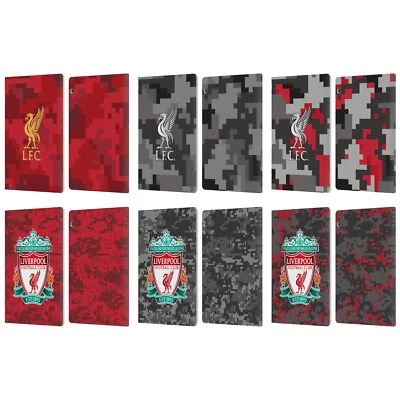 LIVERPOOL FC DIGITAL CAMOUFLAGE PU LEATHER BOOK CASE FOR HUAWEI XIAOMI TABLET - Image 1 of 4