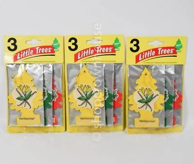 9 Little Trees Air Freshener - VANILLAROMA - ROYAL PINE - STRAWBERY - Image 1 of 4