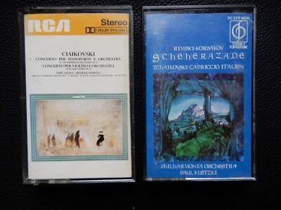 TCHAIKOVSKY VIOLIN,PIANO CONCERTO'S RIMSKY-KORSAKOV SCHEHERAZADE CASSETTE TAPES - Image 1 of 4