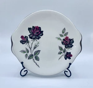 Piatto torta sandwich vintage Royal Albert inglese osso Cina rosa scuro 9,5" - Foto 1 di 7