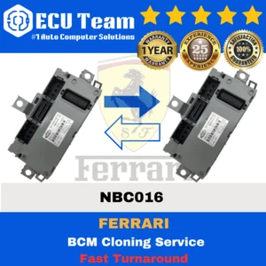 Ferrari BCM Body Control Module Cloning Service Plug & Play Programming NBC016 - Picture 1 of 5