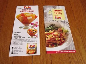 Vintage Dole Werbung Rezepte Broschüre 1990er Ananas Salsa, karibisches würziges Huhn MEHR - Bild 1 von 6