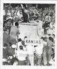 1952 Press Photo General Eisenhower on podium at the GOP convention in Chicago