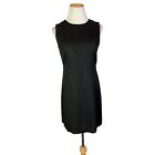 Vintage Y2K GAP Size 4 Little Black Dress Sheath Sleeveless Lined Zip Back