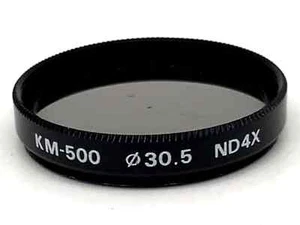 KM-500 Grey Filter ND4X Filter 30,5mm Circular Filter Thread - Picture 1 of 1