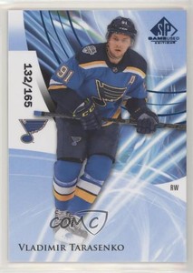 2020-21 Upper Deck SP Game Used Blue Burst /165 Vladimir Tarasenko #97