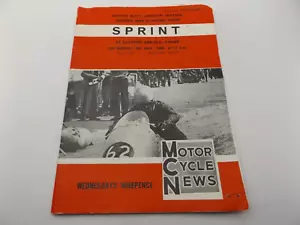 1966 DUXFORD AIRFIELD PROGRAMME 8/5/66 - VINTAGE MCC QUARTER MILE SPRINT - Picture 1 of 1
