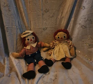 Vintage Raggedy Ann & Andy, Johnny Gruelle Knickerbocker Toy Co. - Bild 1 von 10