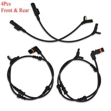 4pcs New Front Rear ABS Wheel Speed Sensor For Mercedes Benz W164 GL ML320 ML350