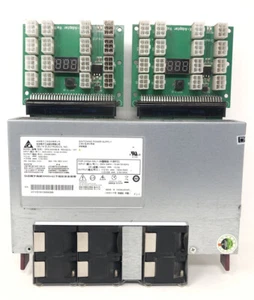 Fuente de alimentación Delta Electronic 2400W PSU DPS-2400AB B (plataforma minera GPU 2400 vatios) - Imagen 1 de 10