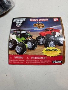 2010 K’nex Monster Jam Grave Digger Vs Captains Curse Building Set used see v009 - Picture 1 of 11