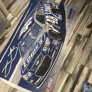 NASCAR Jimmie Johnson #48 Four Time 2006-2009 DOUBLE SIDED FLAG 61x35” Collect - Picture 1 of 7