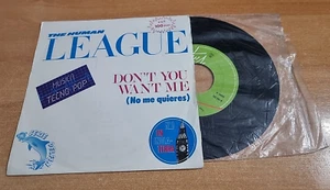 THE HUMAN LEAGUE Don't you want me 7" SPAIN SINGLE VINYL UNIQUE COVER VERY RARE - Picture 1 of 3