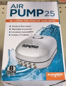 Hydrofarm Active Aqua Air Pump 25- 8 Outlet 400GPH New Free Shipping - Picture 1 of 1