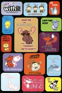 WITH IT POSTER Funny Collage RARE HOT NEW 24X36 - Picture 1 of 1