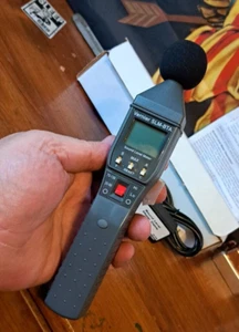 NEU Messschieber SLM-BTA Schallpegelmesser mit Schallpegelmesser Kabel & Handbuch - Bild 1 von 6