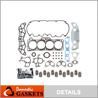 Juego de juntas de culata elevadores aptos para 88-92 Mazda MX6 626 Ford Probe Turbo 2.2 SOHC F2-T Foto 1 de 4
