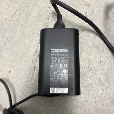 Genuine Dell 65W AC Adapter 7.4mm W/ Power Cord (Model: DA65NM130) - Image 1 of 4
