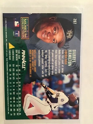 1995 Pinnacle Museum Collection Card #207 Darryl Hamilton Brewers  - Image 1 of 2
