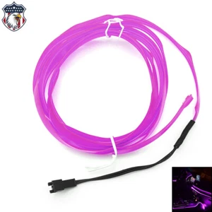 Luces Decorativas Interior Tira Neón Coche 2m Led El Line Púrpura Luz Fría Coche - Imagen 1 de 21