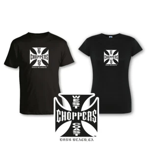 T-SHIRT WEST COAST CHOPPER UOMO DONNA T SHIRT MAGLIA MAGLIETTA - 100% COTONE - Foto 1 di 5