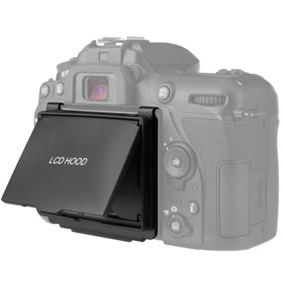 LCD Screen Protector Pop-up Sun Shade Hood Cover for Nikon D7500 DSLR Camera - Image 1 of 4