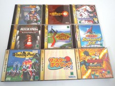 lot9 Sega Saturn Sports set Boxing Wrestling Golf Snowboarding Japan JP Game 294