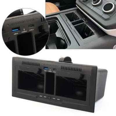 Car Wireless Fast Charger Tray Pad For Land Rover Defender 90 110 2020-2023 - Image 1 of 4