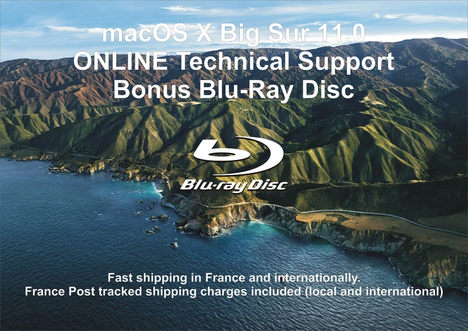 macOS XI 11.0 Big Sur - ONLINE Technical Support - Bonus Blu-ray Disc #CKDB - Photo 1/1