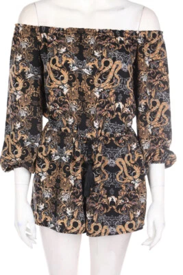 IVYREVEL dress Print 3/4-Sleeves D 38 caramel black - Bild 1 von 4