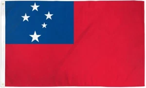 Western Samoa 3x5ft 200D Dura Flagge Samoa Samoan International Nylon Flagge - Bild 1 von 3