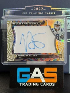 2024 Panini Illusions Anthony Gould Rookie Endorsements Gold Auto/10 #RE-AGD SP - Imagen 1 de 2
