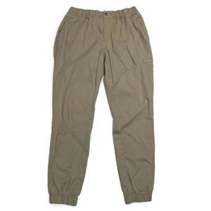 prAna Double Peak Jogger Pants Womens 8 Beige Tan Organic Cotton Blend 1969021 - Picture 1 of 12