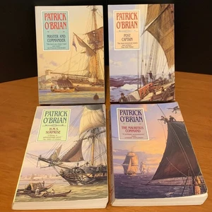 Aubrey/Maturin Series 1-4: Master and Commander, Post Captain, H M S Surprise ++ - Picture 1 of 4