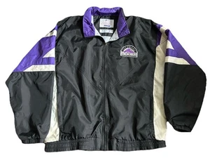 VINTAGE COLORADO ROCKIES STARTER JACKET ADULT XL GENUINE MLB MERCHANDISE - Picture 1 of 7