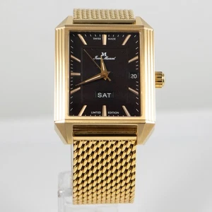 Neu - Jean Marcel Yellow Rectangle Swiss Automatic 170.265 Limited Edition 160/30 - Bild 1 von 16