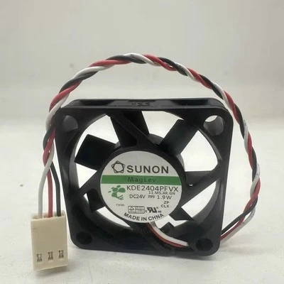 NEW SUNON KDE2404PFVX 24V 1.9W 4010 4CM 3-wire silent frequency converter fan - Image 1 of 3