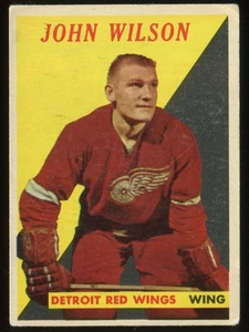 1958-59 Topps #22 Johnny Wilson Detroit Red Wings - Picture 1 of 2