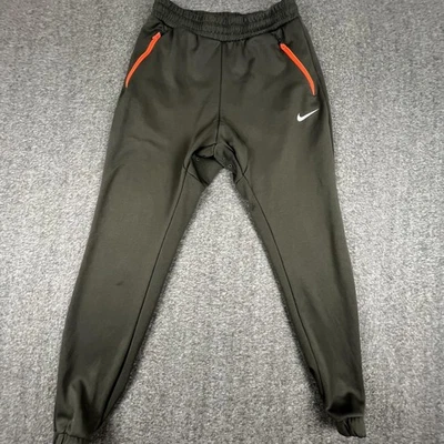 Pantalones deportivos Nike para hombre medianos negros naranjas con cremallera bolsillo 647507-211 Foto 1 de 4