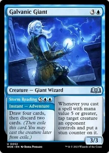 X 1 Galvanic Giant NM-M Wilds of Eldraine 052 MTG Magic The Gathering - Bild 1 von 2