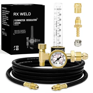 RX WELD Argonregler Durchflussmesser Gasanzeige für Mig Tig Weld mit Gasschweißen... - Bild 1 von 6
