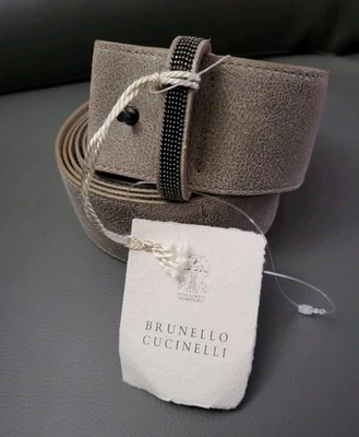 995$ Brunello Cucinelli Women's Suede  Belt Sz: M  .Made In Italy  - Image 1 of 4