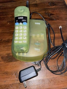 Vtech VT 9111 Cordless Phone 900 MHz Translucent Neon Green Y2K 90s Vintage - Zdjęcie 1 z 5