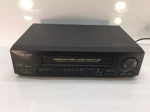 Sharp VC-H810U 4-Head Hi-Fi Stereo VCR VHS Player Recorder - Picture 1 of 4