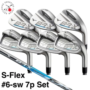 Mizuno BR-X Men Iron Wedge Set 7pcs #6-9 PW GW SW S-Flex Original Graphite Shaft - Picture 1 of 16