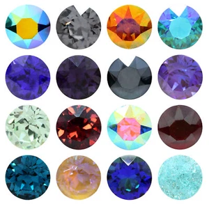 AUREA Crystals A1088 Chaton Round Stones Crystals Rhinestones - Picture 1 of 49
