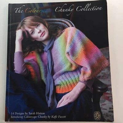 Rowan Knitting Colourscape Chunky Collection Sarah Hatton Book 14 Patterns - Image 1 of 4