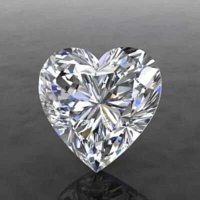 3.02Carat Lab-Grown Certified CVD Loose Diamond D VVS1 Clarity Heart Cut k - Image 1 of 4