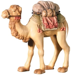 Figura De Belén Colección Leonardo Camello Figura De Madera Hecha De Arce - Imagen 1 de 4