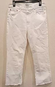 CITIZENS OF HUMANITY Isola Cropped Boot Jeans Gr. 29 weiß roher Saum - Bild 1 von 5
